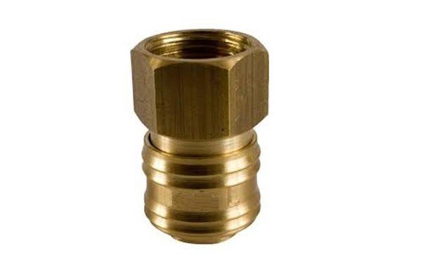 Sarı Pirinç Otomatik Rakor Dişi Gövde - ÖLÇÜ SEÇENEKLİ