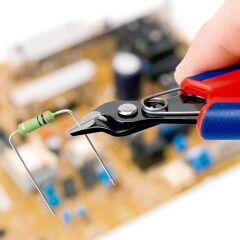 KNIPEX 78 61 125 Elektronikçi Yan Keski 125mm Electronic Super Knips (7861125)