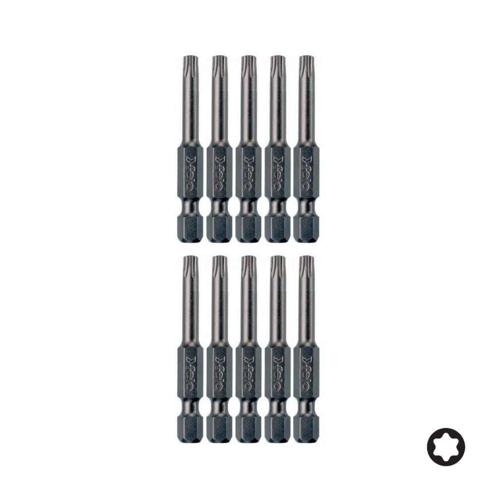 FELO Torx Bits Uç T7x50mm - 10 Adet (03607510)