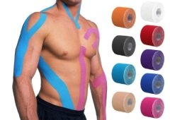 WINGMED Kinesio Bant Kinezyo Bandı 5 cm x 5 Metre (W 1033) Kırmızı