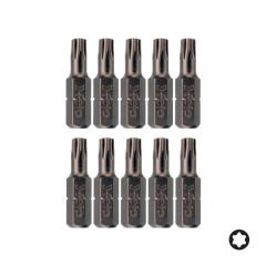 FELO Torx Bits Uç T6x25mm - 10 Adet (02606010)