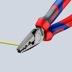 KNIPEX 97 72 180 Yüksük Sıkma Pensesi 180mm (9772180)