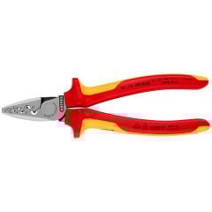 KNIPEX 97 78 180 VDE Yüksük Sıkma Pensesi 180mm 1000V İzoleli (9778180)