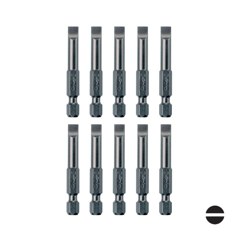 FELO Düz Uçlu Bits Uç 8x50mm - 10 Adet (03080510)