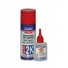 ALCON AL-FIX Hızlı MDF Yapıştırıcı Set 200ml (M-7707)
