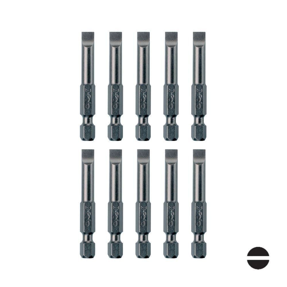 FELO Düz Uçlu Bits Uç 5.5x50mm - 10 Adet (03051510)