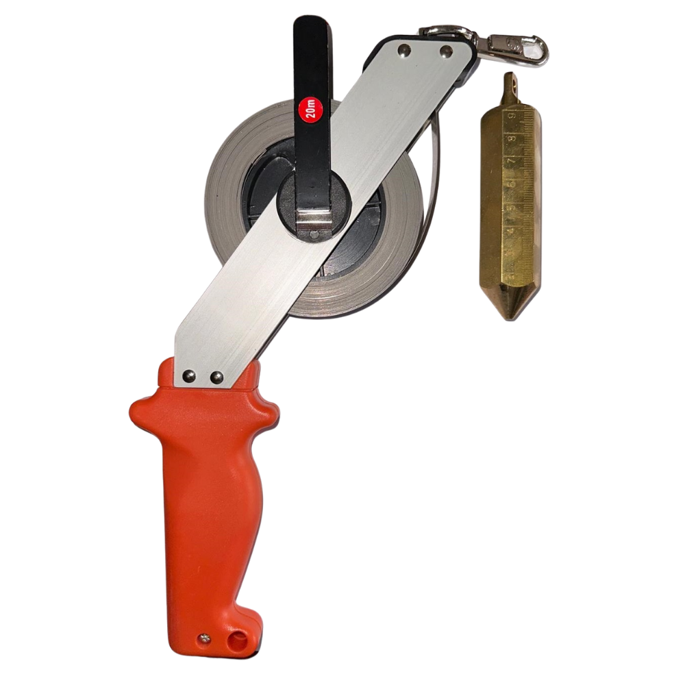 FALKON Paslanmaz İskandil Çelik Metre Şaküllü 20 Metre