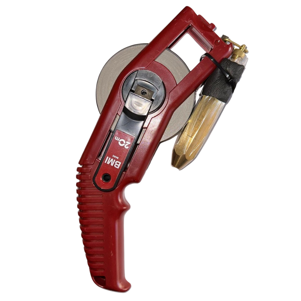 BMI 509 Paslanmaz İskandil Çelik Metre Şaküllü 20 Metre