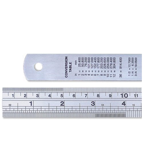 A 0326 Çelik Cetvel 2000 x 40 x 2,00 mm / 80 inch