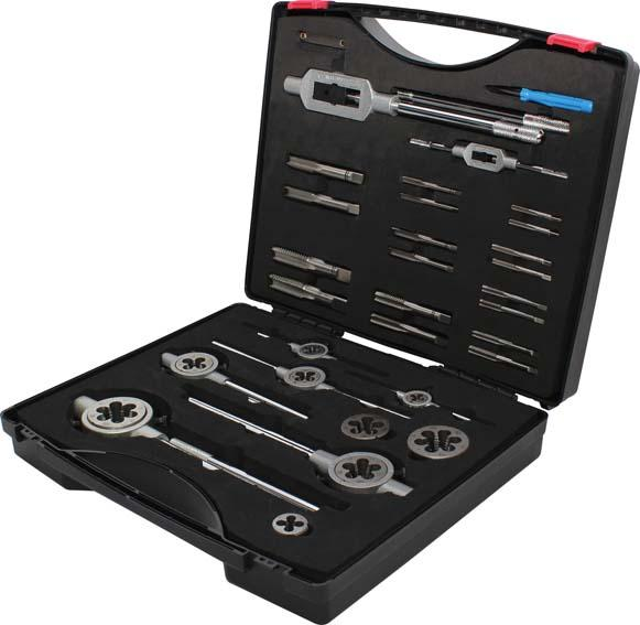 FORMAT UNF El Kılavuzu Seti DIN 2184 HSS UNF 1/4-1 İnç (28 Parça)