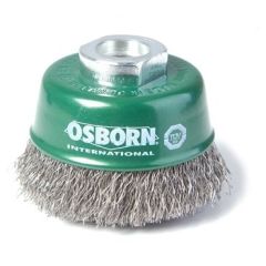 OSBORN PRO (TAIFUN) Saçaklı Çanak Tel Fırça 60mm