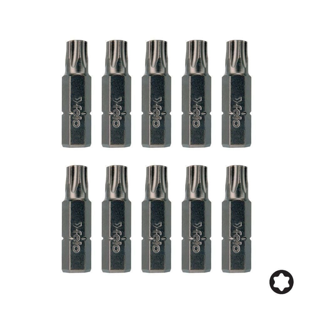 FELO Torx Bits Uç C8 5/16'' - TX 27 x 32mm - 10 Adet (07627310)