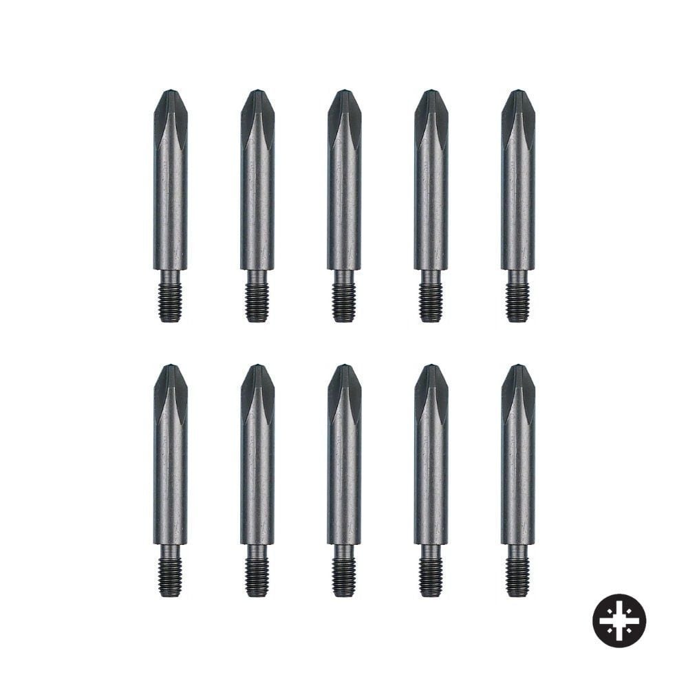 FELO Vidalı M5 Yıldız Bits Uç PH 2 x 33mm - 10 Adet (08202020)