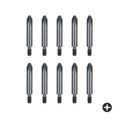 FELO Vidalı M5 Yıldız Bits Uç PH 2 x 33mm - 10 Adet (08202020)