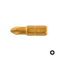 FELO Titanyum Yıldız Uçlu Bits Uç PH 2x25mm - 10 Adet (02202070)