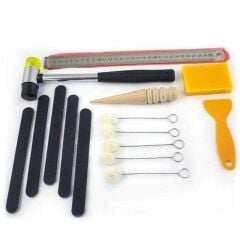 TROY 90018 Deri İşleme Alet Seti, 273 Parça