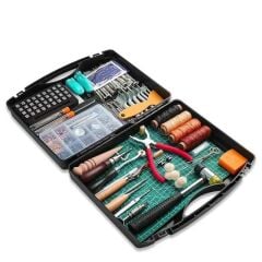 TROY 90018 Deri İşleme Alet Seti, 273 Parça