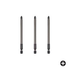 FELO Yıldız Uçlu Bits Uç PZ 2x100mm - 3 Adet (03102810)