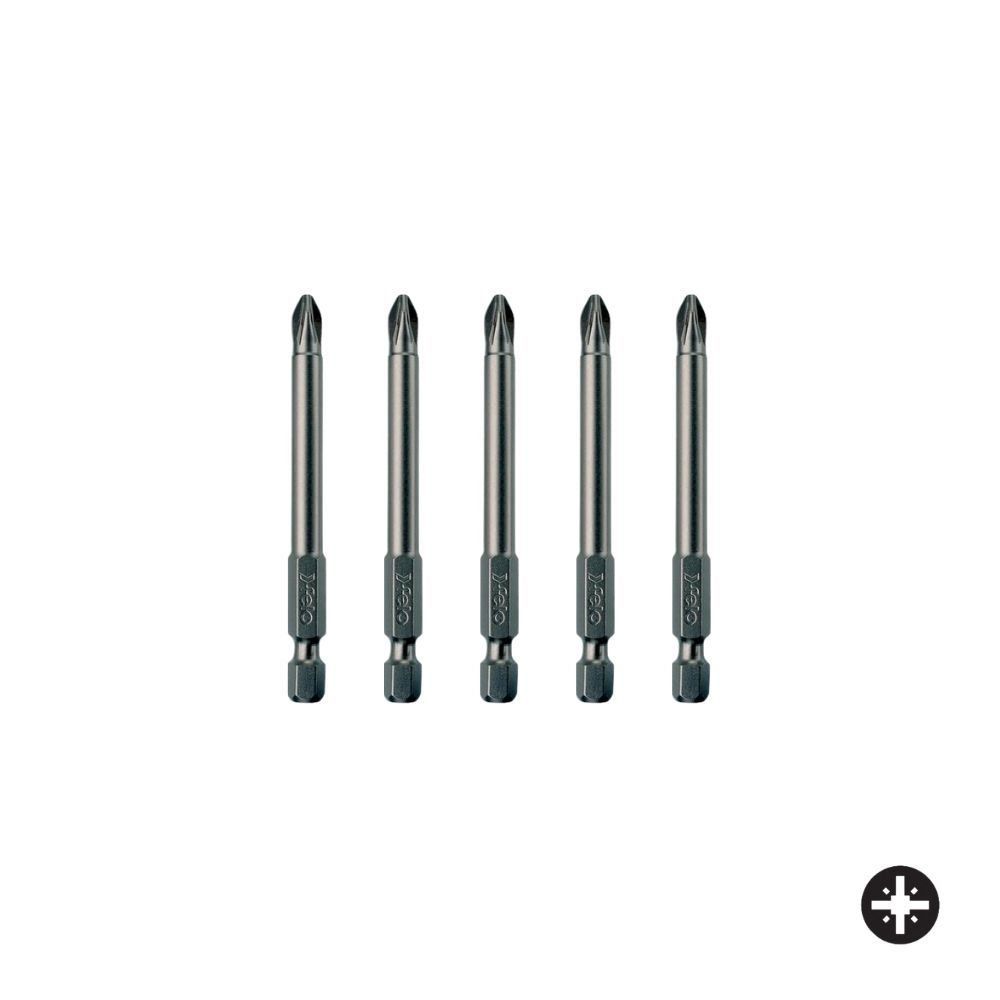 FELO Yıldız Uçlu Bits Uç PZ 2x73mm - 5 Adet (03102710)