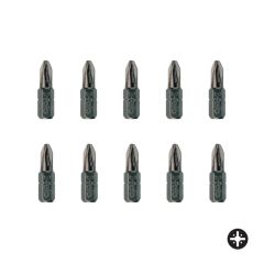 FELO Yıldız Uçlu Bits Uç PZ 2x25mm - 10 Adet (02102010)