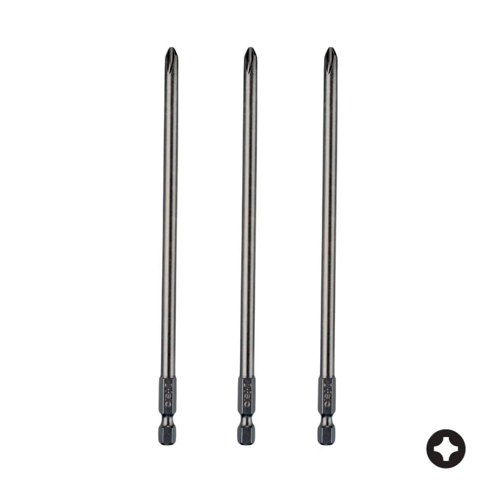 FELO Yıldız Uçlu Bits Uç PH 2x150mm - 3 Adet (03202910)