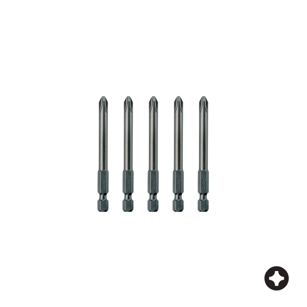 FELO Yıldız Uçlu Bits Uç PH 3x73mm - 5 Adet (03203710)