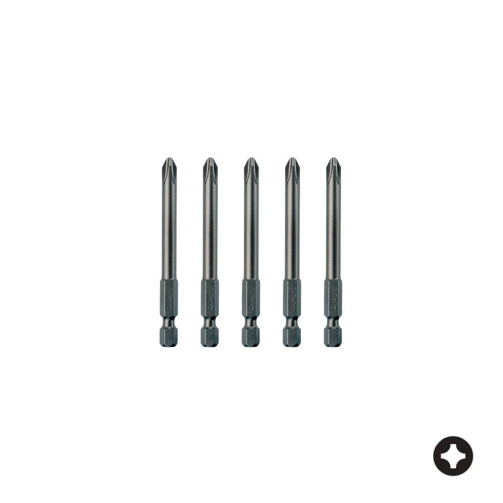 FELO Yıldız Uçlu Bits Uç PH 2x73mm - 5 Adet (03202710)