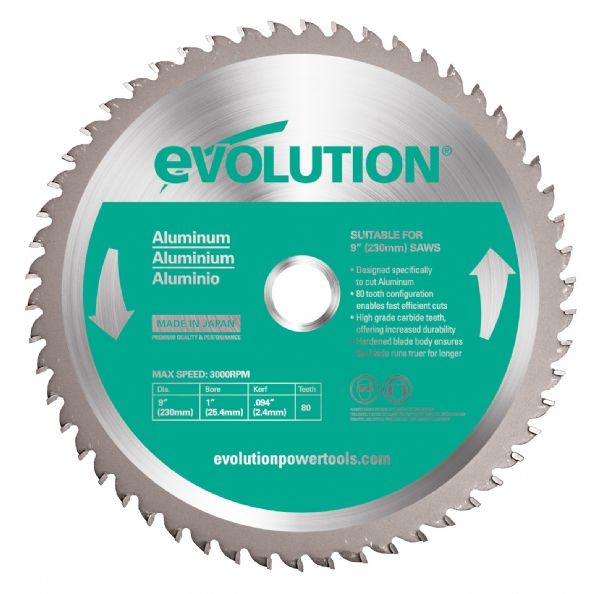EVOLUTION Daire Alüminyum Testeresi Ø 230mm