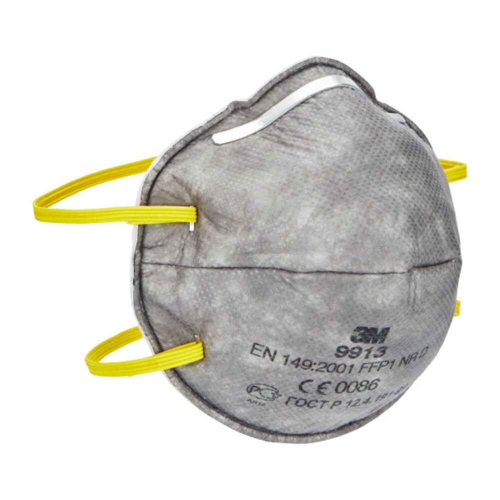 3M 9913 FFP1 Ventilsiz Aktif Karbonlu Toz Maskesi