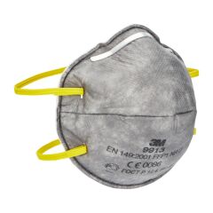 3M 9913 FFP1 Ventilsiz Aktif Karbonlu Toz Maskesi