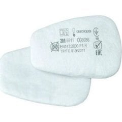 3M 5911 P1 Toz ve Sis Partikül Filtresi (1 Çift)