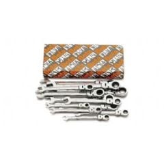 BETA Mafsallı Cırcır Kombine Anahtar Takımı 7-19mm 13 Parça (142SN/S13 - 001420263)