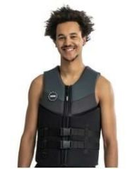JOBE Neopren Erkek Can Yeleği Siyah-Gri XS