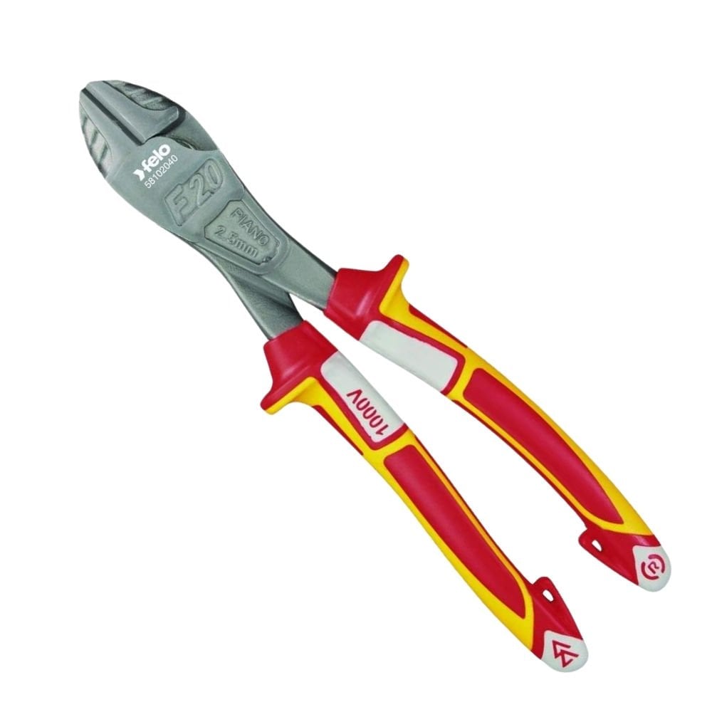 FELO VDE 1000V İzoleli Elektrikçi Yan Keski Ağır Tip 200mm (58102040)