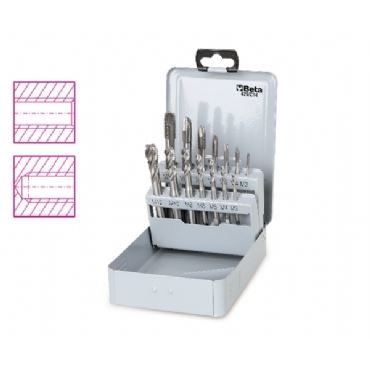 BETA Makine Kılavuz Takımı M3-M12 HSS 14 Parça (429/C14 - 004290201)