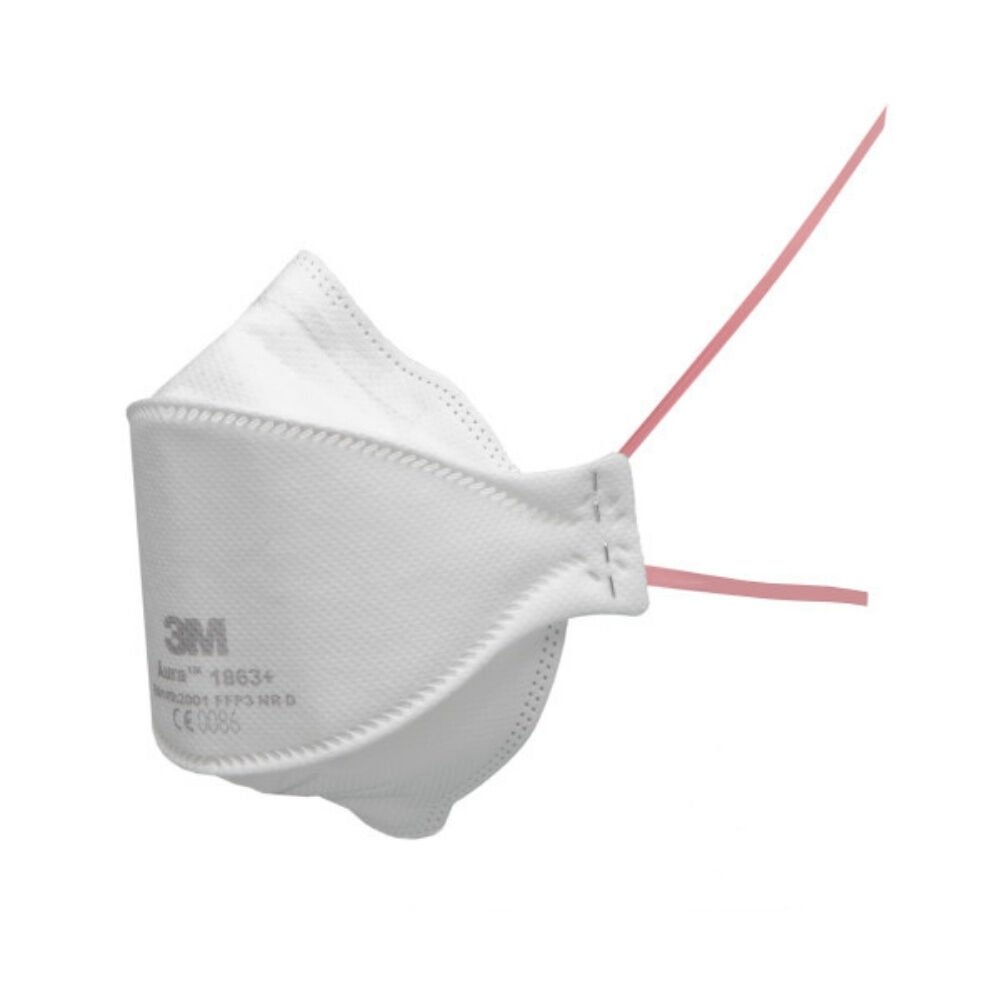 3M Aura 1863+ FFP3 Ventilsiz Toz Maskesi