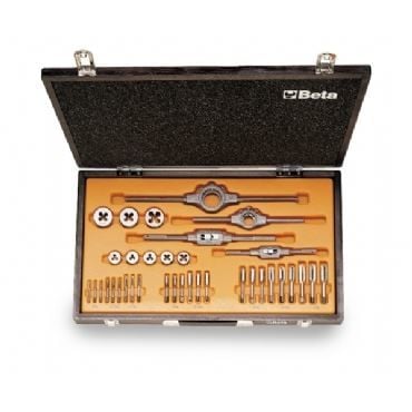 BETA Kılavuz Pafta Takımı Whitworth W 1/8'' - W 1/2'' 36 Parça (446ASW/C36 - 004460075)