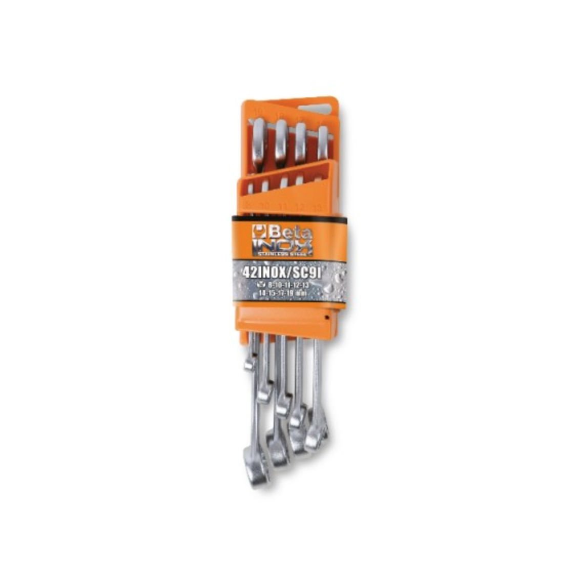 BETA Inox Kombine Anahtar Takımı 8-19mm 9 Parça (42INOX/SC9 - 000420387)