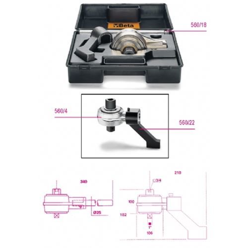 BETA Tork Artırıcı Takımı 3/4'' - 1'' 2700Nm (560/C4+ - 005600042)