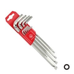 HAFU Yuvarlak Başlı Allen Anahtar Seti 9 Parça Uzun (451-390-02)