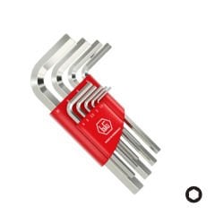 HAFU Allen Anahtar Seti 9 Parça Kısa (238-390-02)