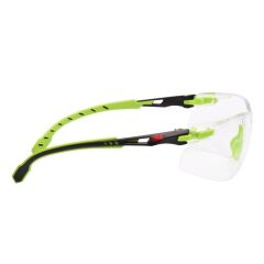 3M Solus S1201SGAF Yeşil/Siyah Kenar Şeffaf Gözlük Kit