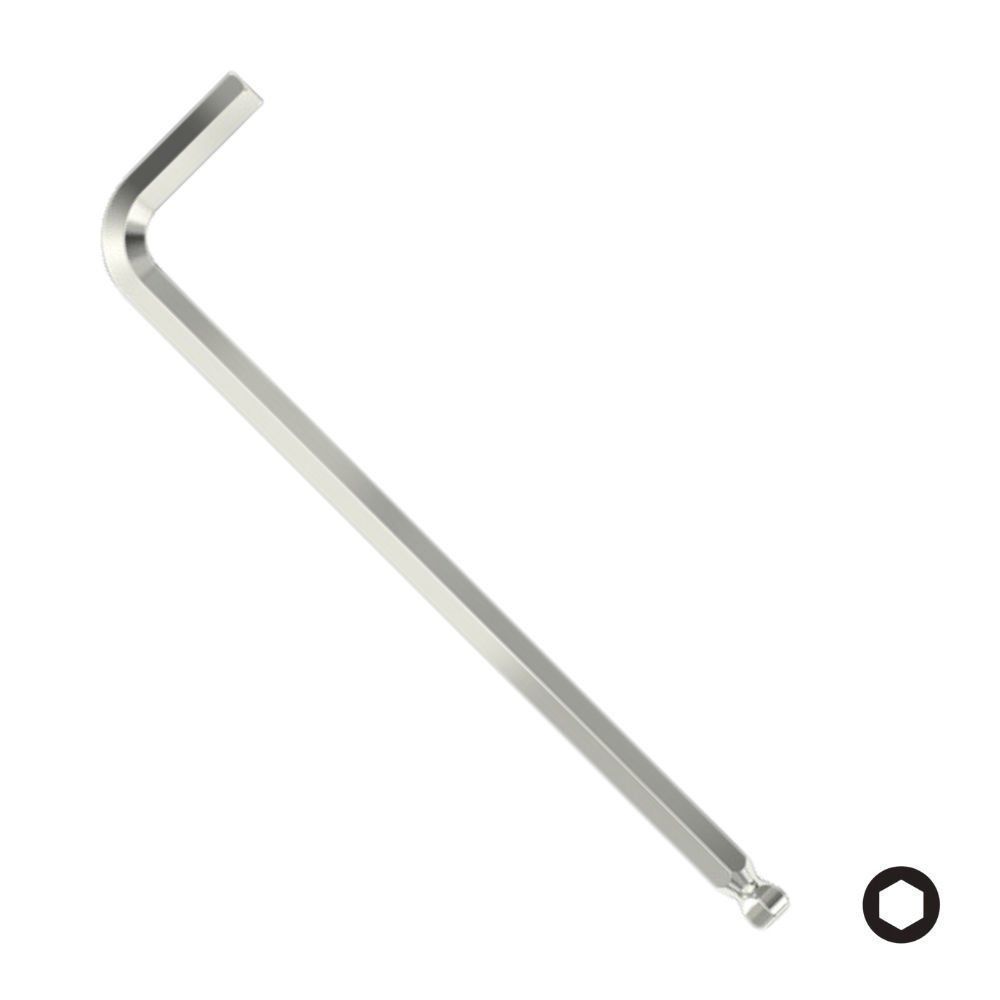 HAFU Tek Yuvarlak Başlı Allen Anahtar 4mm Uzun (450-040-02)