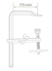 EHOMA Ağır Hizmet Dövme Demir İşkence 800x175mm (SS80C)