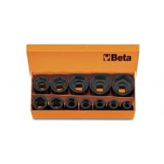 BETA Havalı Altı Köşe Lokma Takımı 1/2'' 10-32mm 12 Parça (720/C12 - 007200912)
