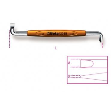 BETA Düz Uçlu Z Tornavida 4x100mm (1236B 0,8X4 - 012360201)