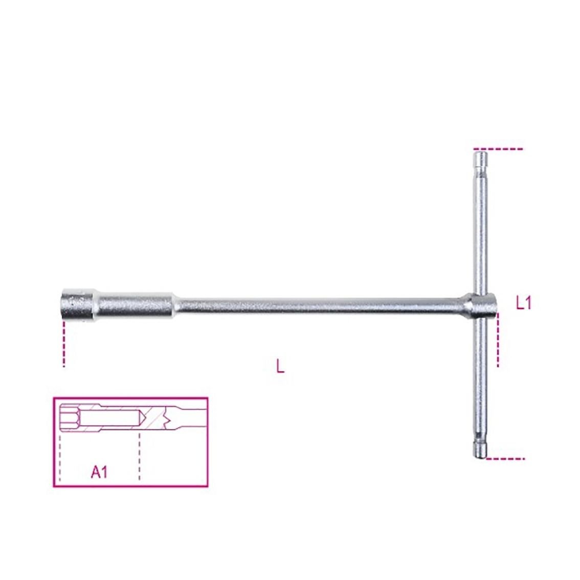BETA Derin T Kol Lokma 8mm (949 8 - 009490008)