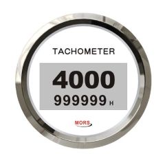 MORS Dijital Devir Göstergesi 4000 Rpm 12-24V Beyaz