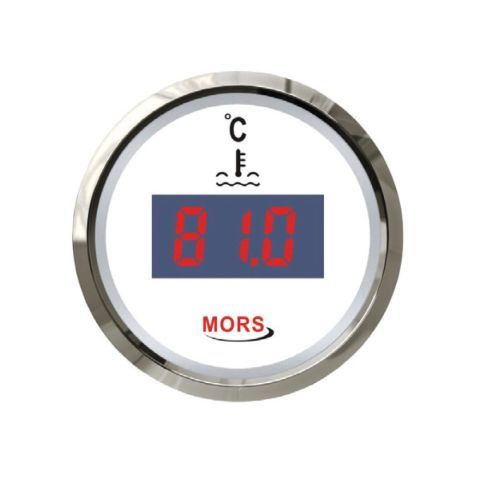 MORS Dijital Hararet Göstergesi 12-24V Beyaz