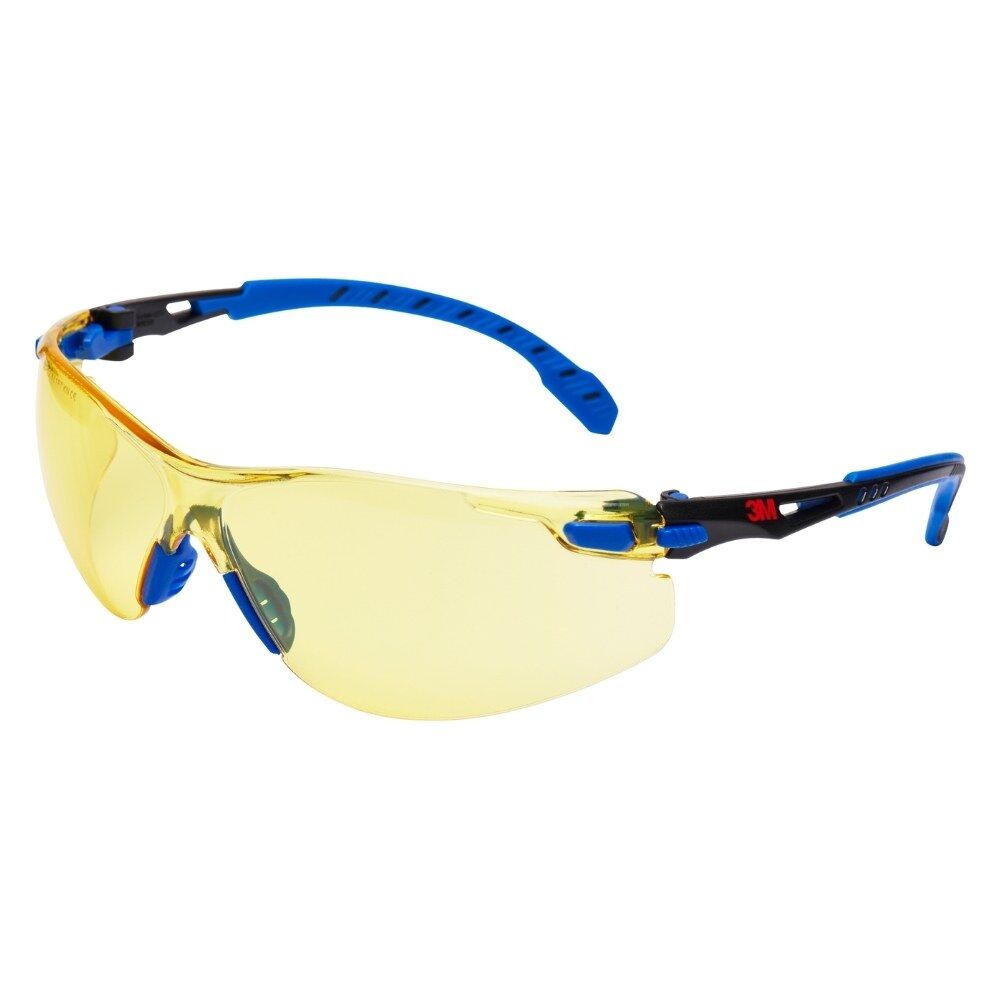3M Solus S1103SGAF Mavi/Siyah Kenar Sarı Gözlük